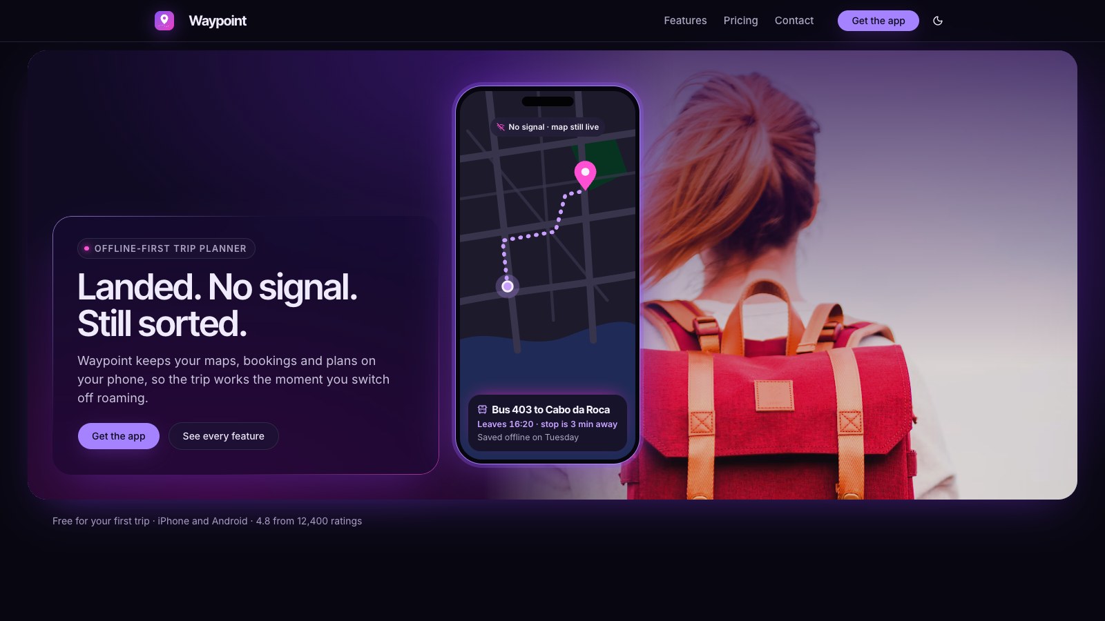 Waypoint screenshot 1