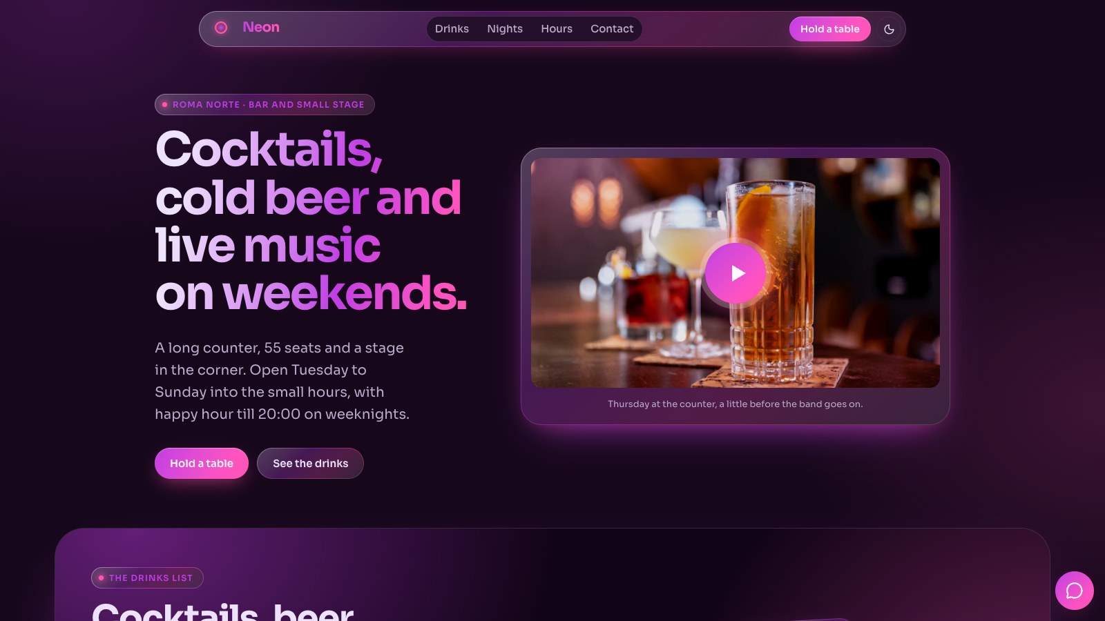 Neon screenshot 2