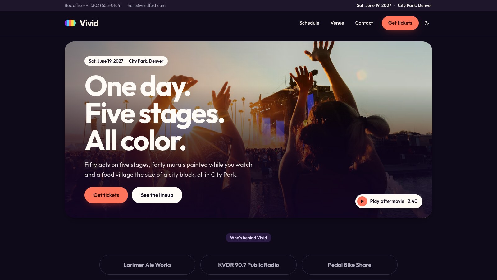 Vivid screenshot 2