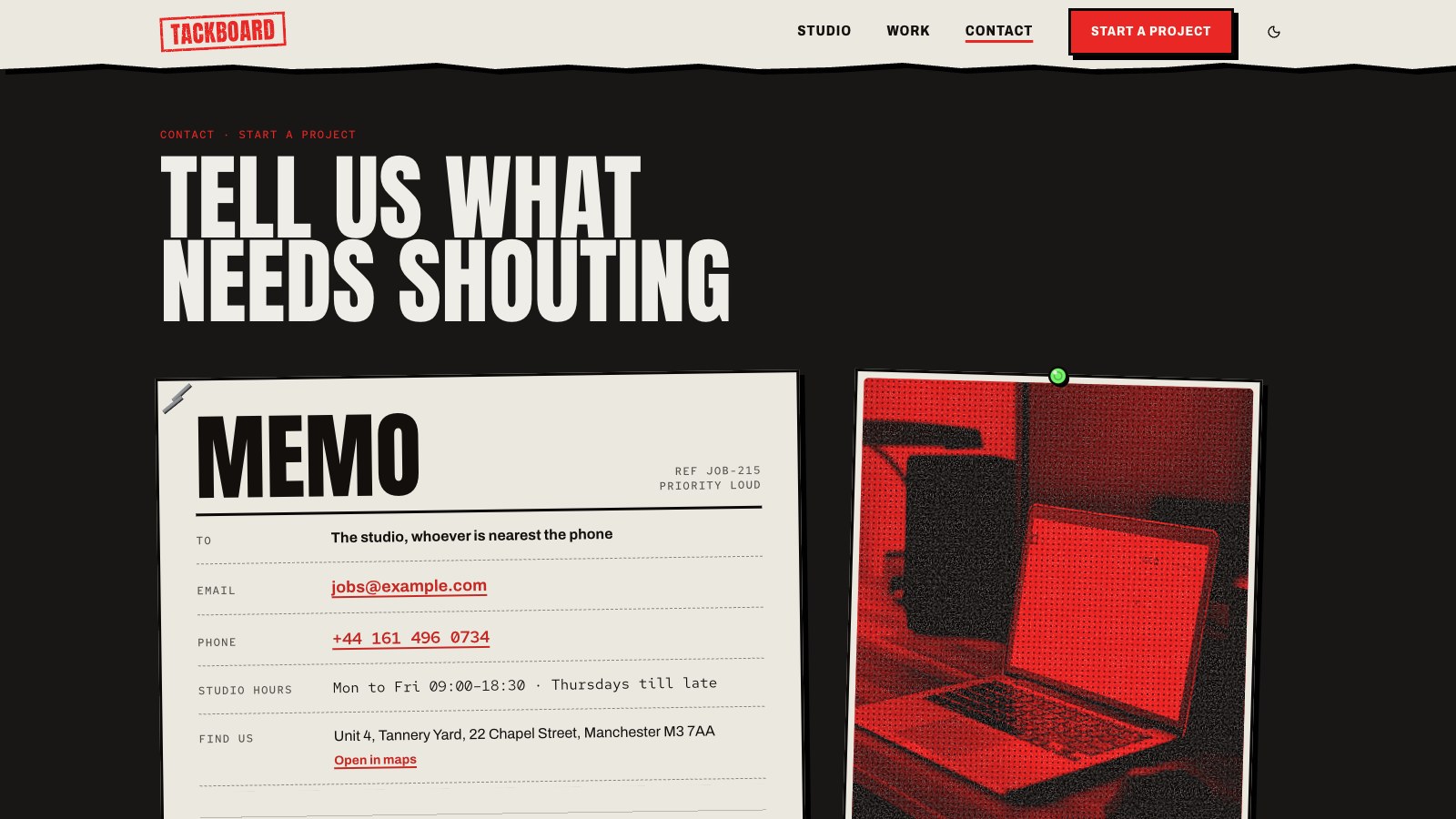 Tackboard screenshot 4